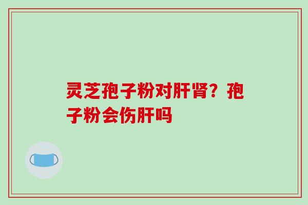 灵芝孢子粉对肝肾?孢子粉会伤肝吗-第1张图片-破壁灵芝孢子粉研究指南 灵芝孢子粉对肝肾?孢子粉会伤肝吗-第1张图片-破壁灵芝孢子粉研究指南