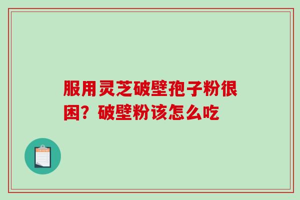 服用灵芝破壁孢子粉很困?破壁粉该怎么吃-第1张图片-破壁灵芝孢子粉研究指南 服用灵芝破壁孢子粉很困?破壁粉该怎么吃-第1张图片-破壁灵芝孢子粉研究指南