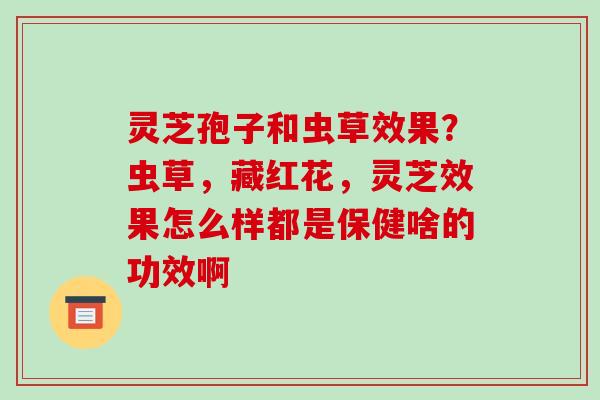 灵芝孢子和虫草效果?虫草,藏红花,灵芝效果怎么样都是保健啥的功效啊-第1张图片-破壁灵芝孢子粉研究指南 灵芝孢子和虫草效果?虫草,藏红花,灵芝效果怎么样都是保健啥的功效啊-第1张图片-破壁灵芝孢子粉研究指南