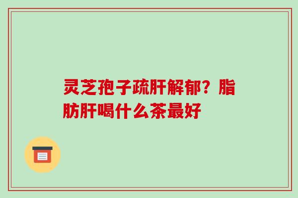 灵芝孢子疏肝解郁？脂肪肝喝什么茶最好-第1张图片-破壁灵芝孢子粉研究指南