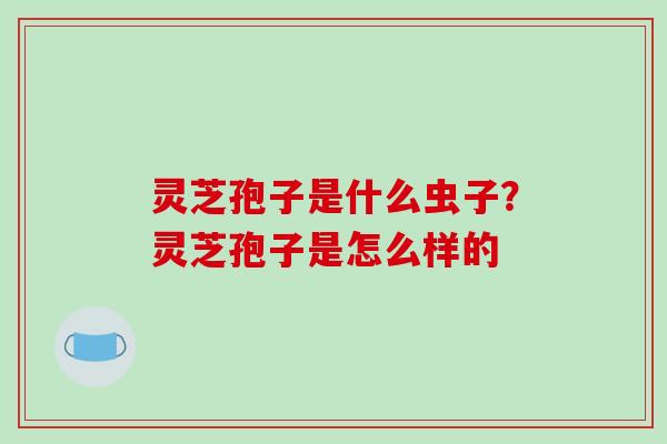 灵芝孢子是什么虫子?灵芝孢子是怎么样的-第1张图片-破壁灵芝孢子粉研究指南 灵芝孢子是什么虫子?灵芝孢子是怎么样的-第1张图片-破壁灵芝孢子粉研究指南