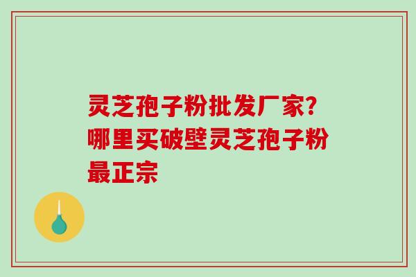 灵芝孢子粉批发厂家?哪里买破壁灵芝孢子粉最正宗-第1张图片-破壁灵芝孢子粉研究指南 灵芝孢子粉批发厂家?哪里买破壁灵芝孢子粉最正宗-第1张图片-破壁灵芝孢子粉研究指南