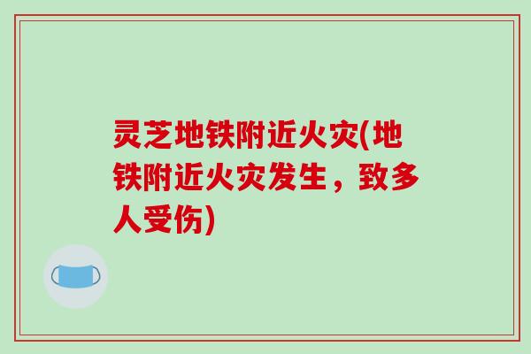 灵芝地铁附近火灾(地铁附近火灾发生，致多人受伤)-第1张图片-破壁灵芝孢子粉研究指南