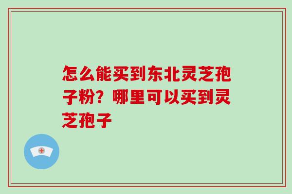 怎么能买到东北灵芝孢子粉?哪里可以买到灵芝孢子-第1张图片-破壁灵芝孢子粉研究指南 怎么能买到东北灵芝孢子粉?哪里可以买到灵芝孢子-第1张图片-破壁灵芝孢子粉研究指南