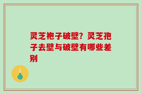 灵芝袍子破壁?灵芝孢子去壁与破壁有哪些差别-第1张图片-破壁灵芝孢子粉研究指南 灵芝袍子破壁?灵芝孢子去壁与破壁有哪些差别-第1张图片-破壁灵芝孢子粉研究指南