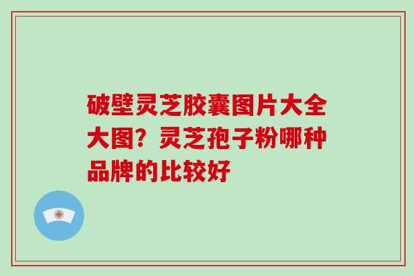 破壁灵芝胶囊图片大全大图?灵芝孢子粉哪种品牌的比较好-第1张图片-破壁灵芝孢子粉研究指南 破壁灵芝胶囊图片大全大图?灵芝孢子粉哪种品牌的比较好-第1张图片-破壁灵芝孢子粉研究指南