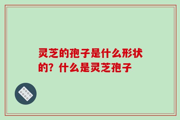 灵芝的孢子是什么形状的?什么是灵芝孢子-第1张图片-破壁灵芝孢子粉研究指南 灵芝的孢子是什么形状的?什么是灵芝孢子-第1张图片-破壁灵芝孢子粉研究指南