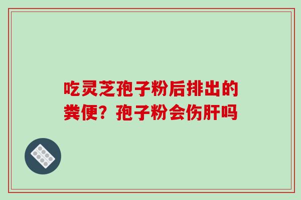 吃灵芝孢子粉后排出的粪便?孢子粉会伤肝吗-第1张图片-破壁灵芝孢子粉研究指南 吃灵芝孢子粉后排出的粪便?孢子粉会伤肝吗-第1张图片-破壁灵芝孢子粉研究指南