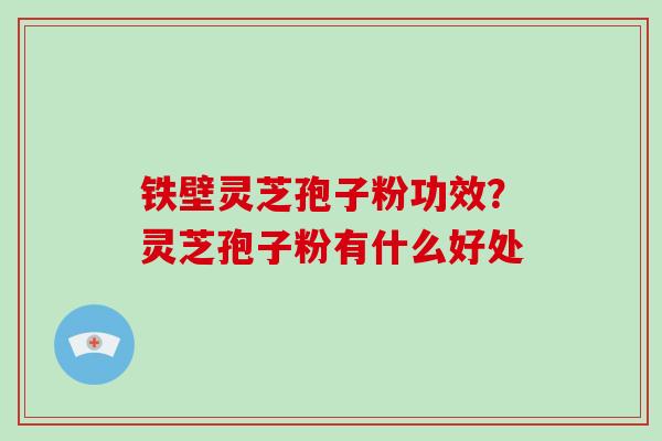 铁壁灵芝孢子粉功效?灵芝孢子粉有什么好处-第1张图片-破壁灵芝孢子粉研究指南 铁壁灵芝孢子粉功效?灵芝孢子粉有什么好处-第1张图片-破壁灵芝孢子粉研究指南