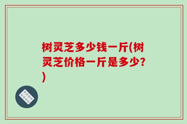 树灵芝多少钱一斤(树灵芝价格一斤是多少?)-第1张图片-破壁灵芝孢子粉研究指南 树灵芝多少钱一斤(树灵芝价格一斤是多少?)-第1张图片-破壁灵芝孢子粉研究指南