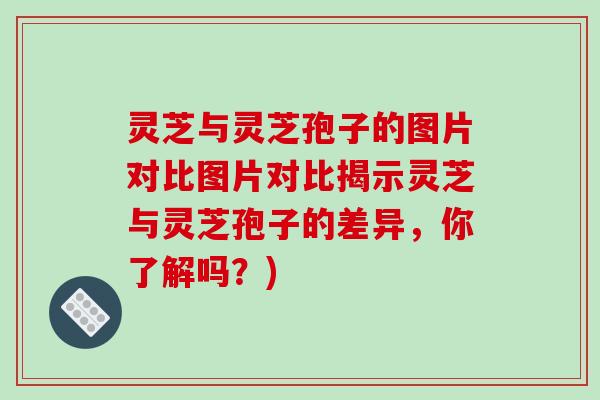 灵芝与灵芝孢子的图片对比图片对比揭示灵芝与灵芝孢子的差异,你了解吗?)-第1张图片-破壁灵芝孢子粉研究指南 灵芝与灵芝孢子的图片对比图片对比揭示灵芝与灵芝孢子的差异,你了解吗?)-第1张图片-破壁灵芝孢子粉研究指南