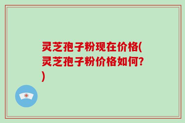 灵芝孢子粉现在价格(灵芝孢子粉价格如何？)-第1张图片-破壁灵芝孢子粉研究指南