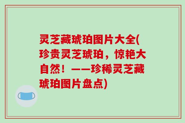 灵芝藏琥珀图片大全(珍贵灵芝琥珀,惊艳大自然!——珍稀灵芝藏琥珀图片盘点)-第1张图片-破壁灵芝孢子粉研究指南 灵芝藏琥珀图片大全(珍贵灵芝琥珀,惊艳大自然!——珍稀灵芝藏琥珀图片盘点)-第1张图片-破壁灵芝孢子粉研究指南