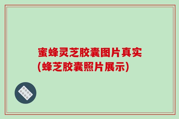 蜜蜂灵芝胶囊图片真实(蜂芝胶囊照片展示)-第1张图片-破壁灵芝孢子粉研究指南 蜜蜂灵芝胶囊图片真实(蜂芝胶囊照片展示)-第1张图片-破壁灵芝孢子粉研究指南