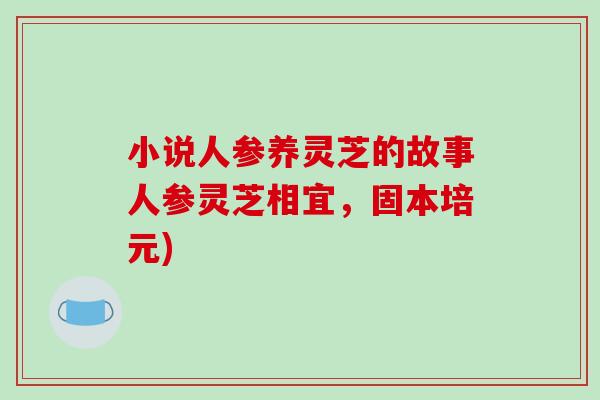小说人参养灵芝的故事人参灵芝相宜,固本培元)-第1张图片-破壁灵芝孢子粉研究指南 小说人参养灵芝的故事人参灵芝相宜,固本培元)-第1张图片-破壁灵芝孢子粉研究指南