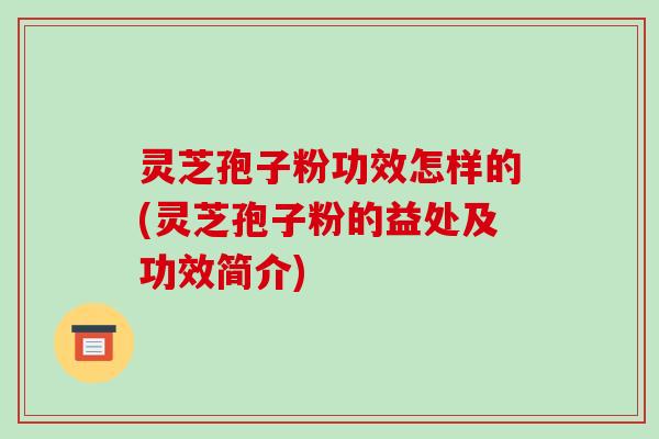 灵芝孢子粉功效怎样的(灵芝孢子粉的益处及功效简介)-第1张图片-破壁灵芝孢子粉研究指南 灵芝孢子粉功效怎样的(灵芝孢子粉的益处及功效简介)-第1张图片-破壁灵芝孢子粉研究指南