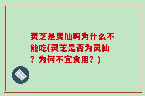 灵芝是灵仙吗为什么不能吃(灵芝是否为灵仙?为何不宜食用?)-第1张图片-破壁灵芝孢子粉研究指南 灵芝是灵仙吗为什么不能吃(灵芝是否为灵仙?为何不宜食用?)-第1张图片-破壁灵芝孢子粉研究指南