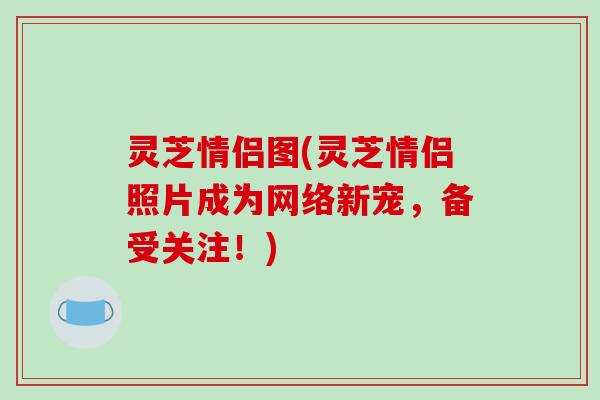 灵芝情侣图(灵芝情侣照片成为网络新宠,备受关注!)-第1张图片-破壁灵芝孢子粉研究指南 灵芝情侣图(灵芝情侣照片成为网络新宠,备受关注!)-第1张图片-破壁灵芝孢子粉研究指南