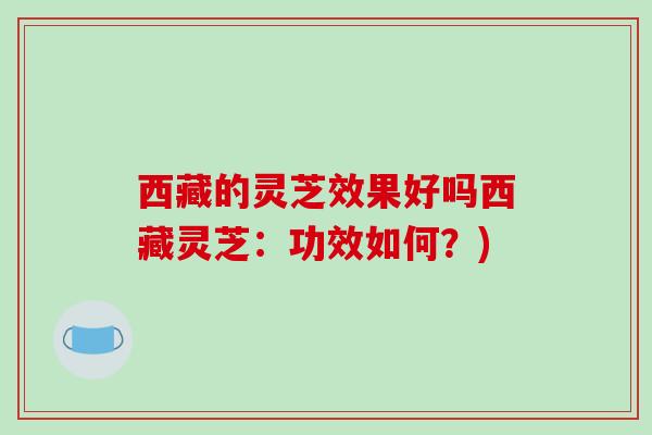 西藏的灵芝效果好吗西藏灵芝:功效如何?)-第1张图片-破壁灵芝孢子粉研究指南 西藏的灵芝效果好吗西藏灵芝:功效如何?)-第1张图片-破壁灵芝孢子粉研究指南