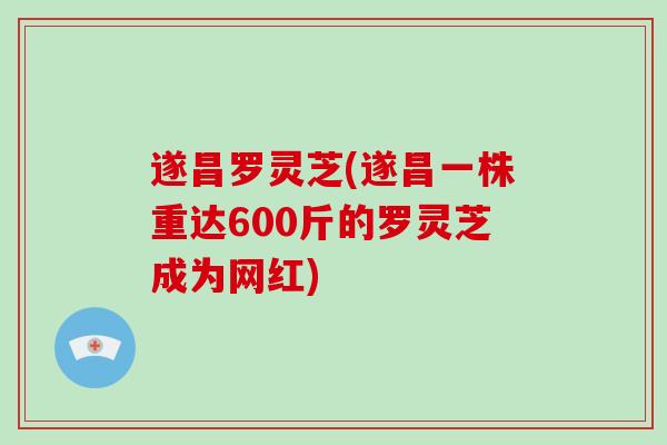 遂昌罗灵芝(遂昌一株重达600斤的罗灵芝成为网红)-第1张图片-破壁灵芝孢子粉研究指南 遂昌罗灵芝(遂昌一株重达600斤的罗灵芝成为网红)-第1张图片-破壁灵芝孢子粉研究指南