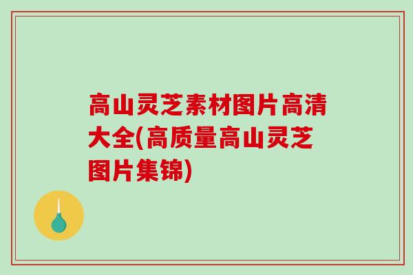 高山灵芝素材图片高清大全(高质量高山灵芝图片集锦)-第1张图片-破壁灵芝孢子粉研究指南 高山灵芝素材图片高清大全(高质量高山灵芝图片集锦)-第1张图片-破壁灵芝孢子粉研究指南