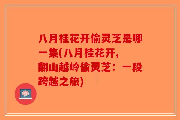 八月桂花开偷灵芝是哪一集(八月桂花开, 翻山越岭偷灵芝:一段跨越之旅)-第1张图片-破壁灵芝孢子粉研究指南 八月桂花开偷灵芝是哪一集(八月桂花开, 翻山越岭偷灵芝:一段跨越之旅)-第1张图片-破壁灵芝孢子粉研究指南