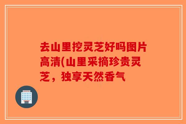 去山里挖灵芝好吗图片高清(山里采摘珍贵灵芝,独享天然香气-第1张图片-破壁灵芝孢子粉研究指南 去山里挖灵芝好吗图片高清(山里采摘珍贵灵芝,独享天然香气-第1张图片-破壁灵芝孢子粉研究指南