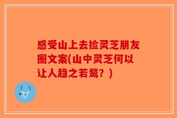 感受山上去捡灵芝朋友圈文案(山中灵芝何以让人趋之若鹜？)-第1张图片-破壁灵芝孢子粉研究指南