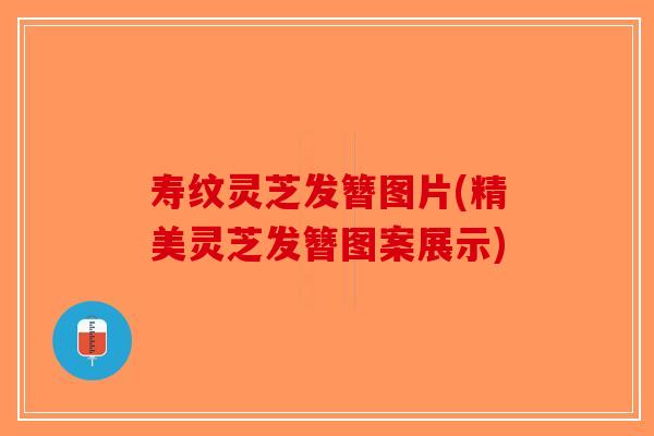 寿纹灵芝发簪图片(精美灵芝发簪图案展示)-第1张图片-破壁灵芝孢子粉研究指南