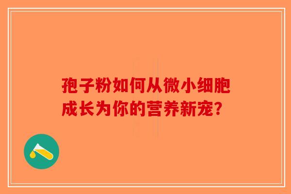 孢子粉如何从微小细胞成长为你的营养新宠？-第1张图片-破壁灵芝孢子粉研究指南