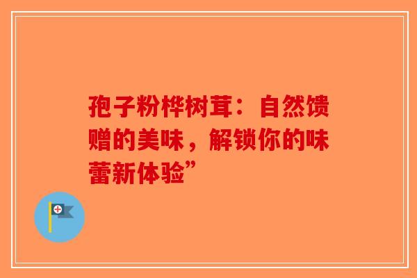 孢子粉桦树茸：自然馈赠的美味，解锁你的味蕾新体验”-第1张图片-破壁灵芝孢子粉研究指南